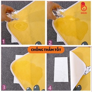Lót chống thấm cotton kích thước 50x70cm cho bé