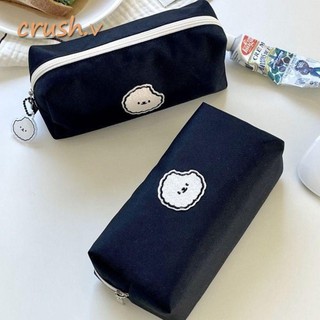 [Crush] Túi đựng bút chì Đồ dùng học sinh đa chức năng Túi đựng vải Canvas