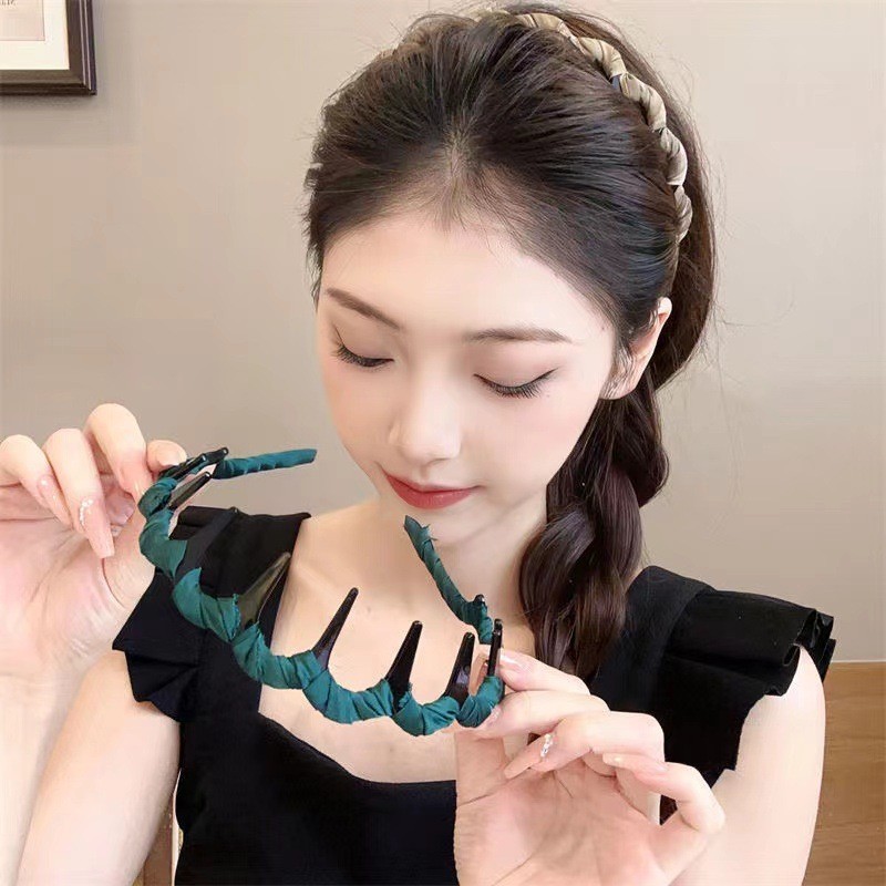 Ảnh Băng đô chống trượt sóng răng kèm phụ kiện tóc đa năng và ngọt ngào 2