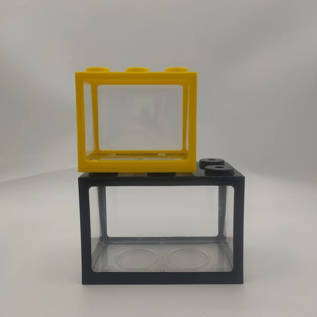 Bể Cá Lego Size Lớn Bằng Nhựa Để Bàn