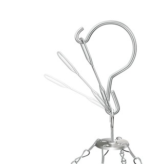 Móc Chùm Inox 20 Kẹp, Treo Quần Áo, Khăn Sữa Cho Bé SUNND