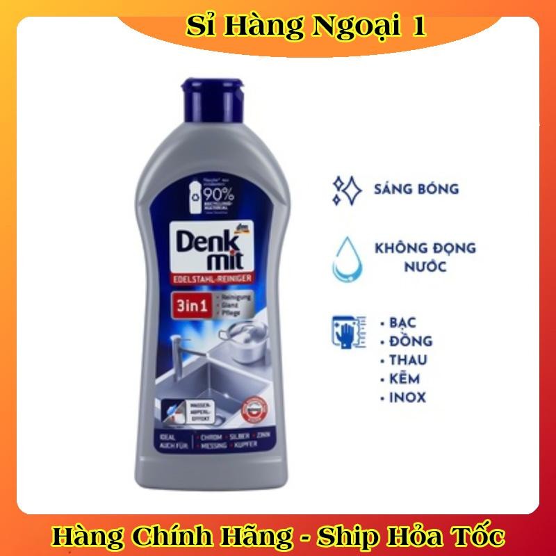 Dung dịch vệ sinh tẩy rửa inox, bồn rửa chén bát, tẩy dầu mỡ trên bếp DENKMIT 3 IN 1 - Dung tích 300ml