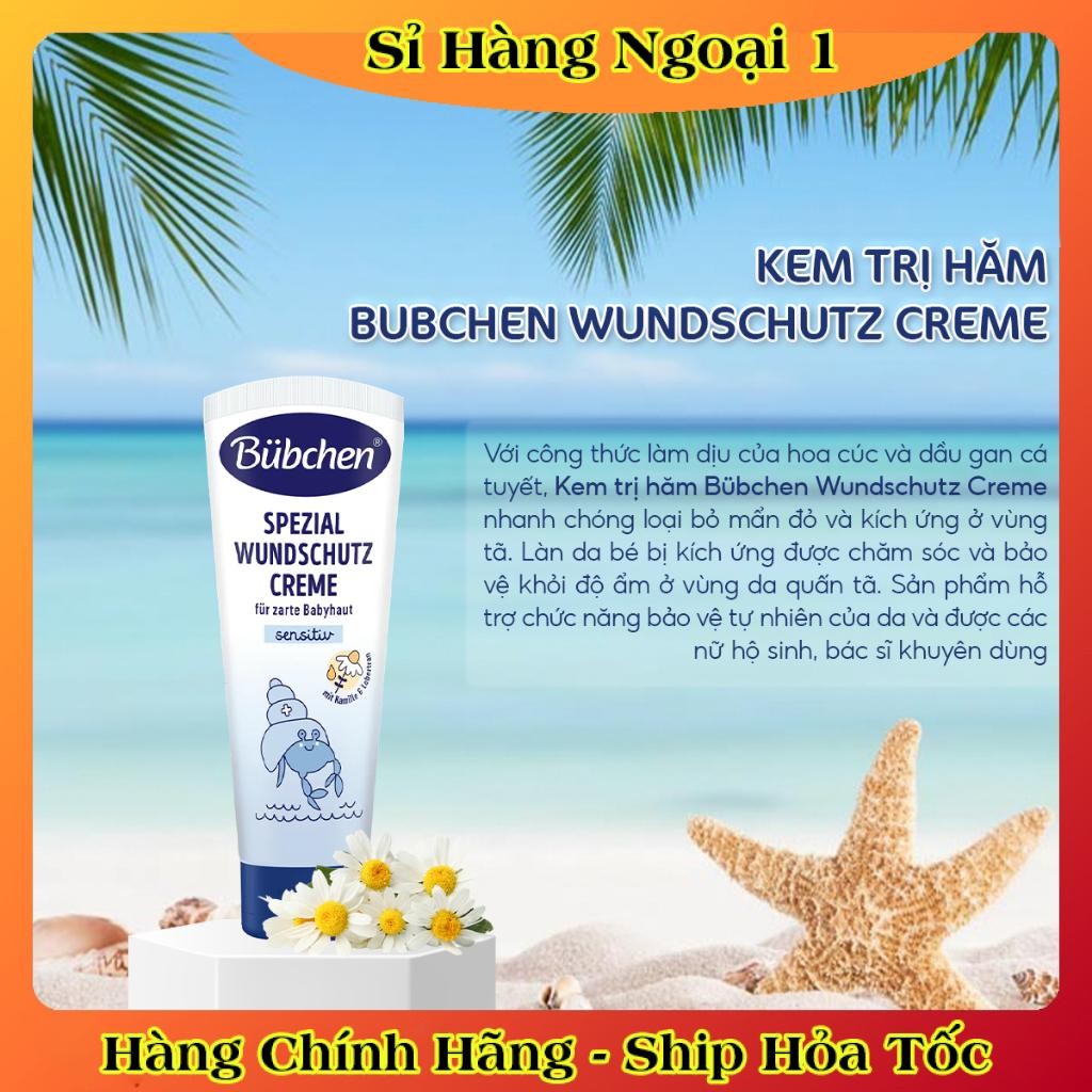 Kem bôi hăm Bubchen  ngừa hăm hiệu quả cho bé, 75ml  [NỘI ĐỊA ĐỨC]