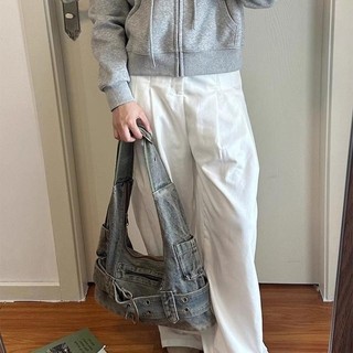 2024 Phong Cách Mới Retro Nách Đặt Hàng Túi Đeo Vai y2k Túi Denim Niche Túi Tote Thường Ngày Phù Hợp Với Túi Messenger