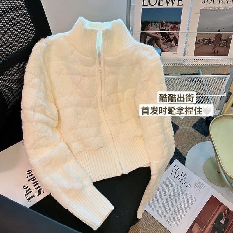 (HÀNG QUẢNG CHÂU LOẠI 1) Áo khoác len cardigan form dáng croptop 2 lớp ấm ấp (CÓ BIG SIZE) XIMIMI SP211