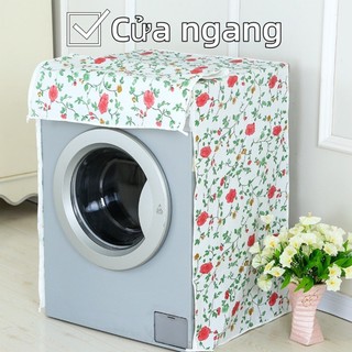 Bọc Máy Giặt Cửa Ngang Cửa Trên Loại Dày Chống Bụi Chống Nước, Áo Trùm Máy Giặt 7 8 9 10kg Che Phủ Kín Thân Máy SUNND