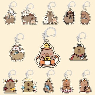 Móc Khóa Capybara Sáng Tạo Hoạt Hình Vui Nhộn Dễ Thương Kapibala - Xưởng Én decor