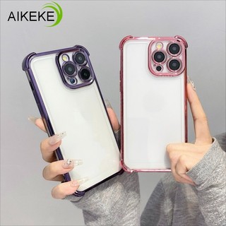 Có Vỏ Túi Khí Tương Thích Cho Vivo X100 X100S X90 X80 Pro X70 X60 IQOO Neo9 8 Pro Z9 Turbo Z9X Ốp Lưng Mạ Sang Trọng Trong Suốt Mềm Chống Sốc Cặp Đôi Điện Thoại