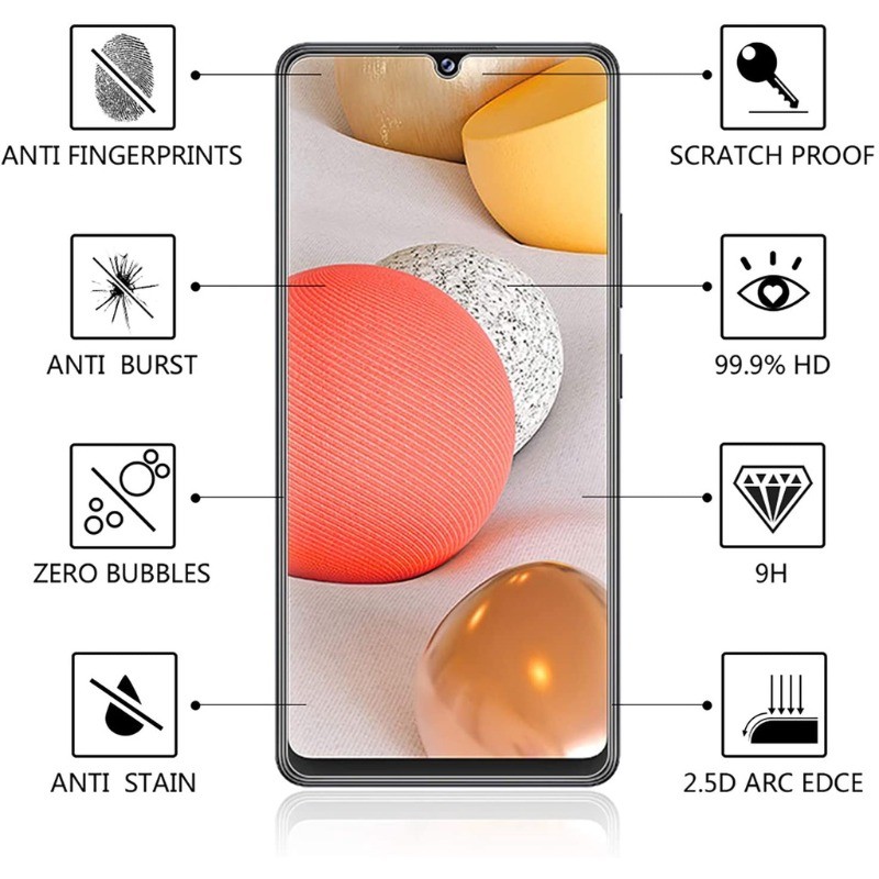 Kính cường lực bảo vệ toàn màn hình cho Xiaomi Poco X6 X5 X4 X3 NFC M6 Plus M5 M5s M4 M3 F6 F5 F4 GT F3 Pro 5G 4G 2024