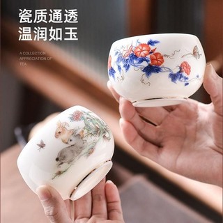 Chén Sứ Men Ngọc Đức Hóa - Phúc Kiến (Chén Chủ 180ml)