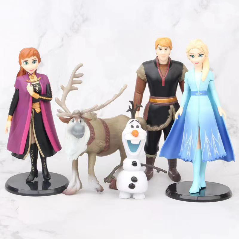 PS1 3-12 Chiếc Frozen Nhân Vật Hành Động Anna Elsa Kristoff Olaf Hoàng Tử Hans Sven Mẫu Búp Bê Đồ Chơi Cho Trẻ Em Vật Trang Trí Quà Tặng SP1