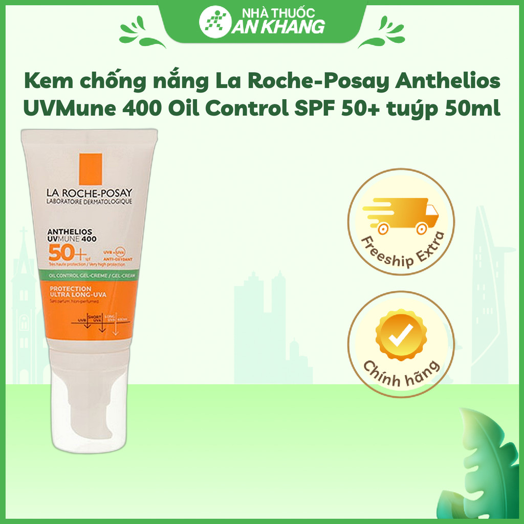 Kem chống nắng La Roche-Posay Anthelios XL Non-Perfumed Dry Touch Gel-Cream SPF 50+ tuýp 50ml