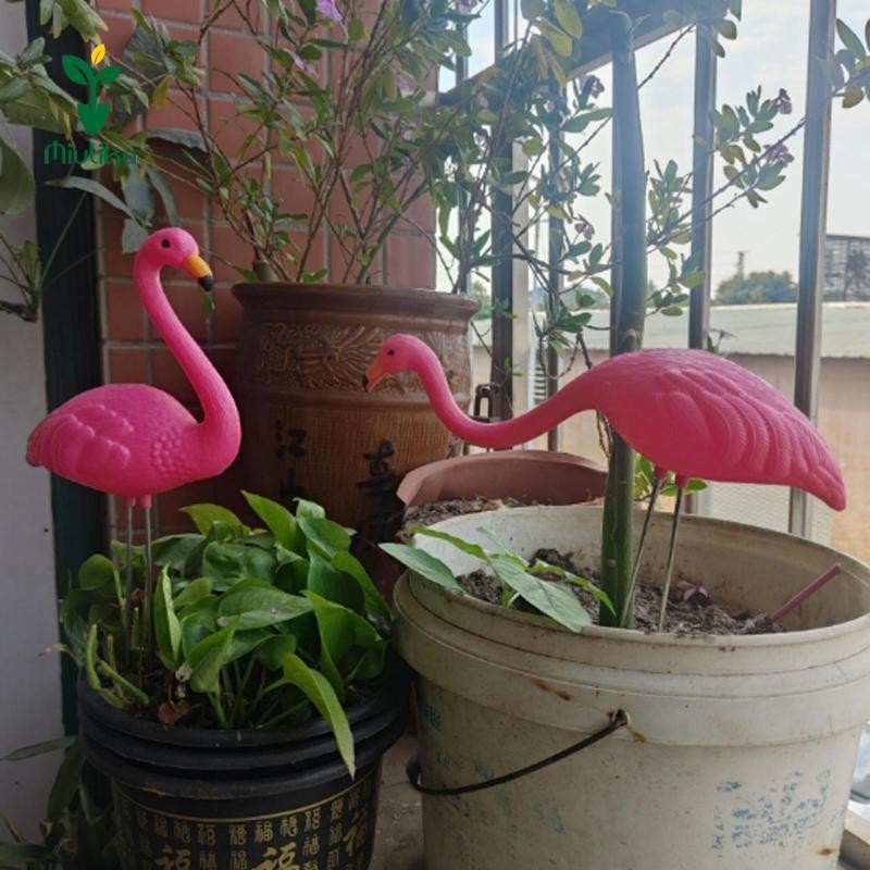 Miulika Flamingo Vườn Cọc Tượng Các Bức Tượng Trang Trí Sân Hiên Nhà Cho Lối Đi Hành Lang