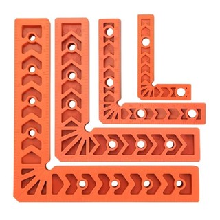 1 Bộ Thước Góc Phải, Dụng Cụ Chế Biến Gỗ Hình Chữ L 90° Dụng cụ định vị, Kẹp góc cố định bằng nhựa 3 / 4 / 6 / 8 inch bền bỉ Kẹp góc 90 độ cho hộp Tủ Khung ảnh