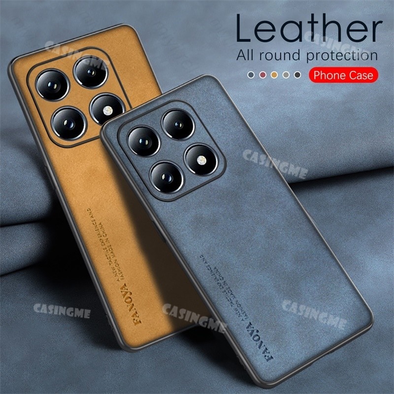 Ốp điện thoại kết cấu da Xiaomi 14T 14TPro 2024 Vỏ da cừu cho Xiaomi 14T 14 T T T14 14TPro Xiaomi14T Pro 4G 5G 2024 Bảo vệ ống kính Vỏ điện thoại thời trang
