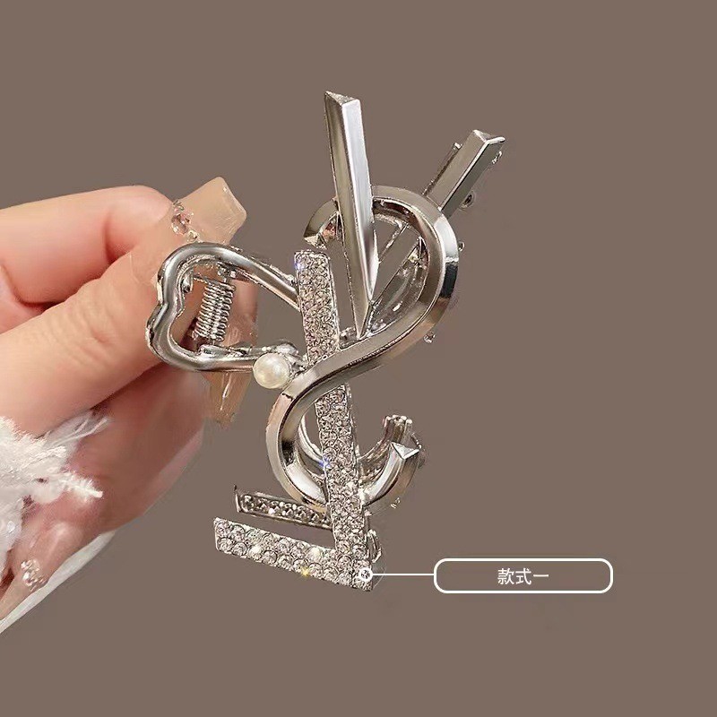 Mauropoli [Sẵn Sàng] Phong Cách Mới Ánh Sáng Sang Trọng Kim Loại Tinh Tế Vừa Lấy Kẹp Nữ Cao Cấp Đầu Lưng Tóc Cá Mập Kẹp Tóc Mũ Đội Đầu