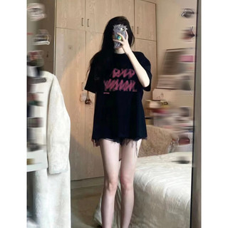 Mới 100% Cotton Plus Size 4XL Tay Ngắn Oversize Cổ Tròn Áo Thun Nữ Plus Size Tee Rời Thương Hiệu Địa Phương Hoạt Hình Trang Phục Làm Việc Thời Trang top