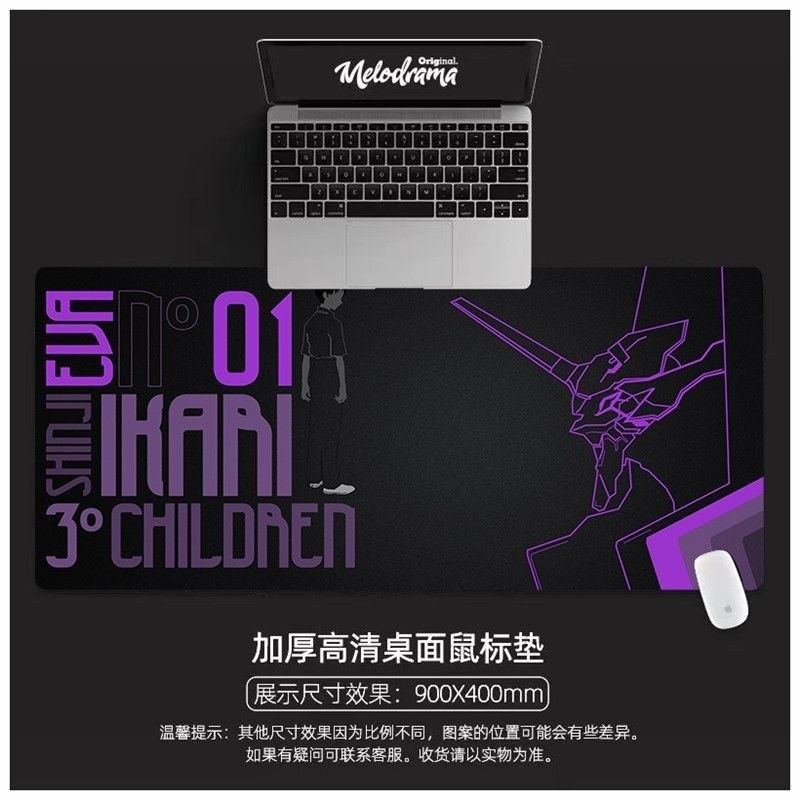 Anime Miếng Lót Chuột Neon Genesis Evangelion Ayanami Rei Soryu Asuka Langley Bàn Phím Máy Tính Lớn Để Bàn Thảm Cho Người Lớn Học Sinh Viết Bàn Thảm Cao Su Nhiều Siz