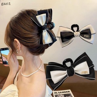 [gazi1] Kẹp Vuốt Tóc Nơ Thời Trang Hàn Quốc Đơn Giản Thanh Lịch Móng Vuốt Kẹp Mũ Bé Gái Nữ Phụ Kiện Tóc Boutique