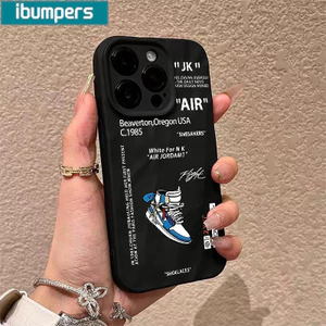 ibumpers Ốp Lưng iPhone Nike Ốp Điện Thoại Silicon Mềm Chống Sốc Chống Bẩn Cho Iphone 16 15 14 12 13 11 Pro Max IP 7 8 Plus X XS XR