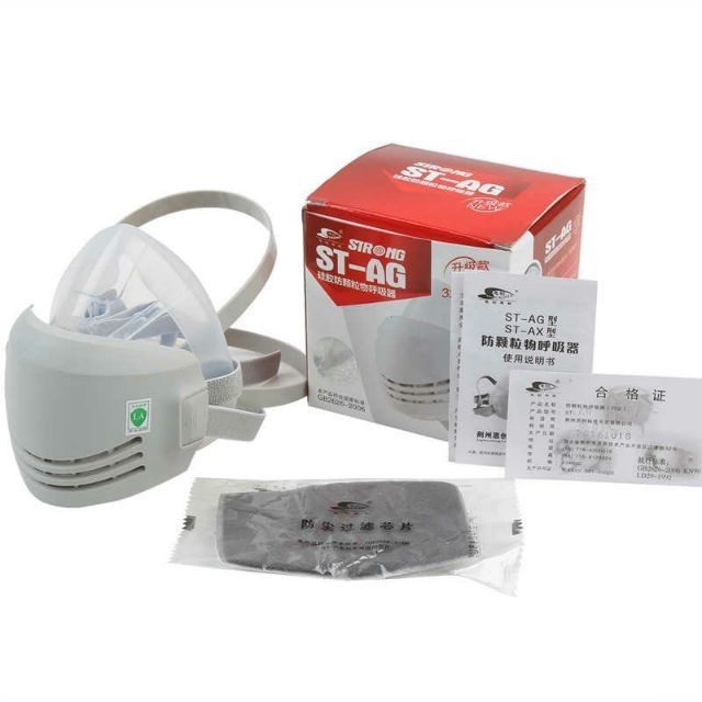 Mặt Nạ Phòng Độc STRONG Cao Cấp, Ngăn Bụi Mịn, Lọc Khí Độc FE123