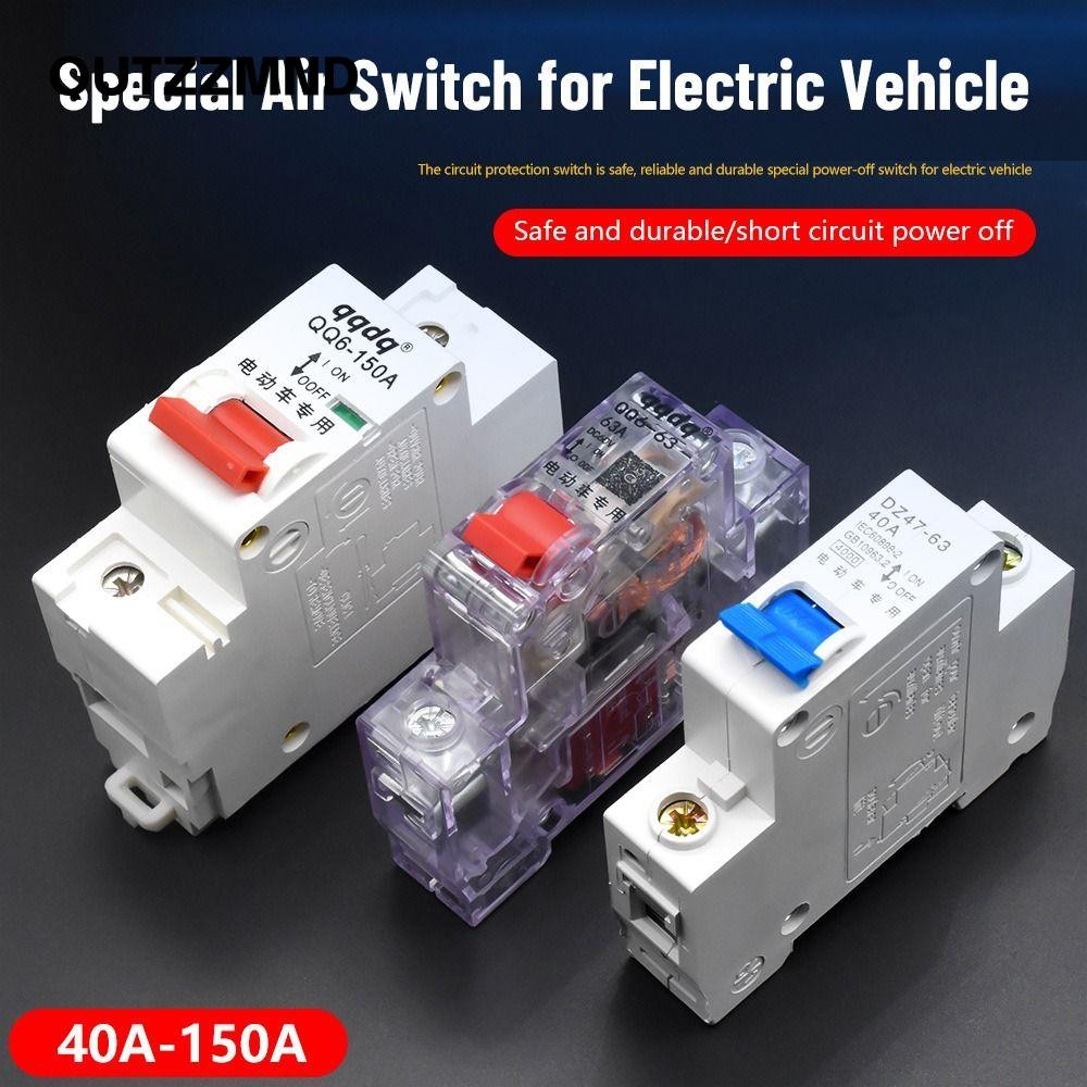 Bộ ngắt xe điện QUTZZMND 3 kiểu 48V60V72V84V 40A150A Công tắc cầu chì