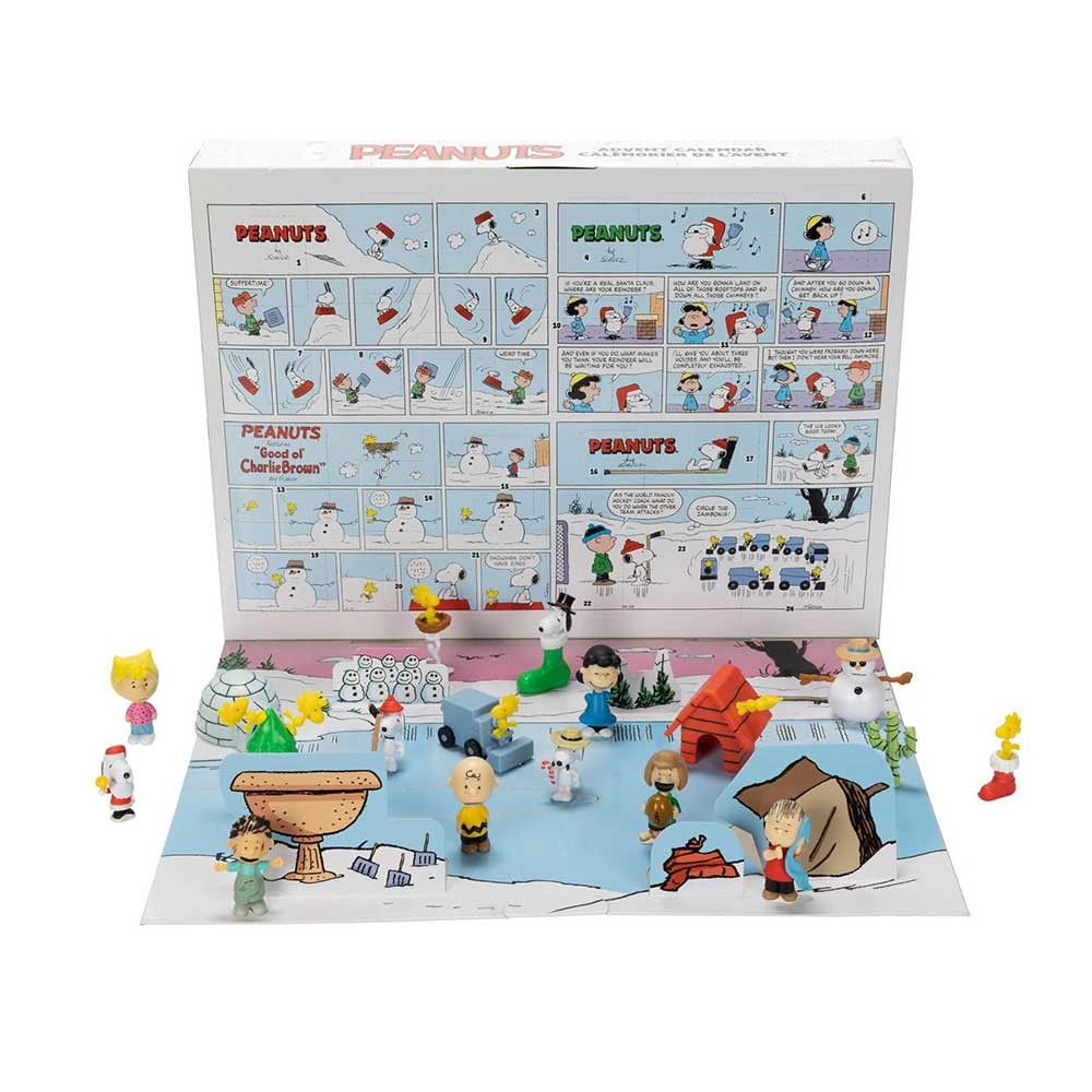 Peanuts Advent Snoopy Calendar 24 Days Christmas Countdown Gift Figures