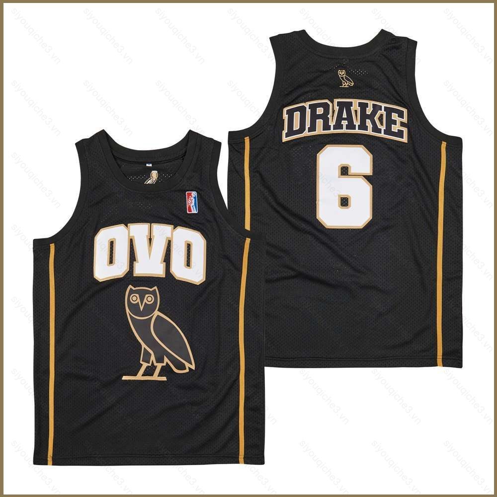 Gh No.6 Drake OVO Jersey Áo Thể Thao Bóng Rổ Unisex Người Hâm Mộ Phiên Bản Plus Kích Thước