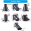 Treeling Air Vent Duc Connectors Mặt bích Wall Vent Square Bộ chuyển đổi phòng khách