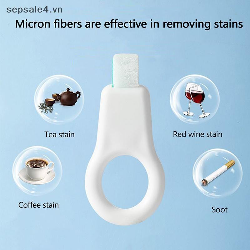# MỚI # 3 Cái / bộ Làm Sạch Răng Lau Trẻ Em Loại Bỏ Tartar Mảng Vết Bẩn Loại Bỏ Tẩy Bọt Biển Tẩy Tế Bào Chết.