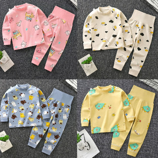 (1-15Y) Bộ Đồ Ngủ Trẻ Em 100% Cotton Cao Cấp Cổ Cao Trẻ Em Đồ Ngủ Cho Bé Váy Ngủ Mùa Thu Bộ Đồ Ngủ In Thoáng Khí
