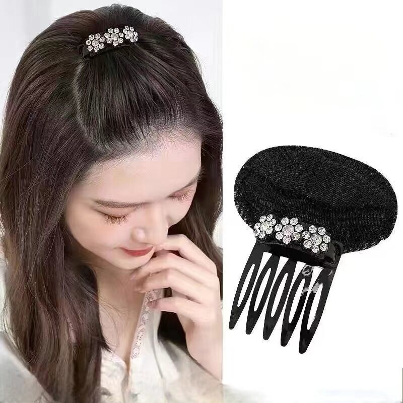 Bọt biển kẹp tóc vô hình - Đế khối lượng puff, đệm tóc bun cho nữ