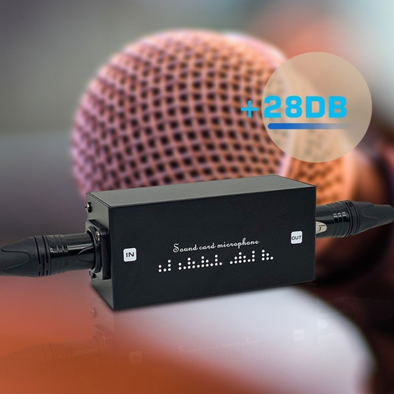 Dynamic Preamp Clean Dynamic Mic Preamplifier Âm thanh rõ ràng Preamplifier Tăng cường trải nghiệm ghi âm Thiết bị P9JD