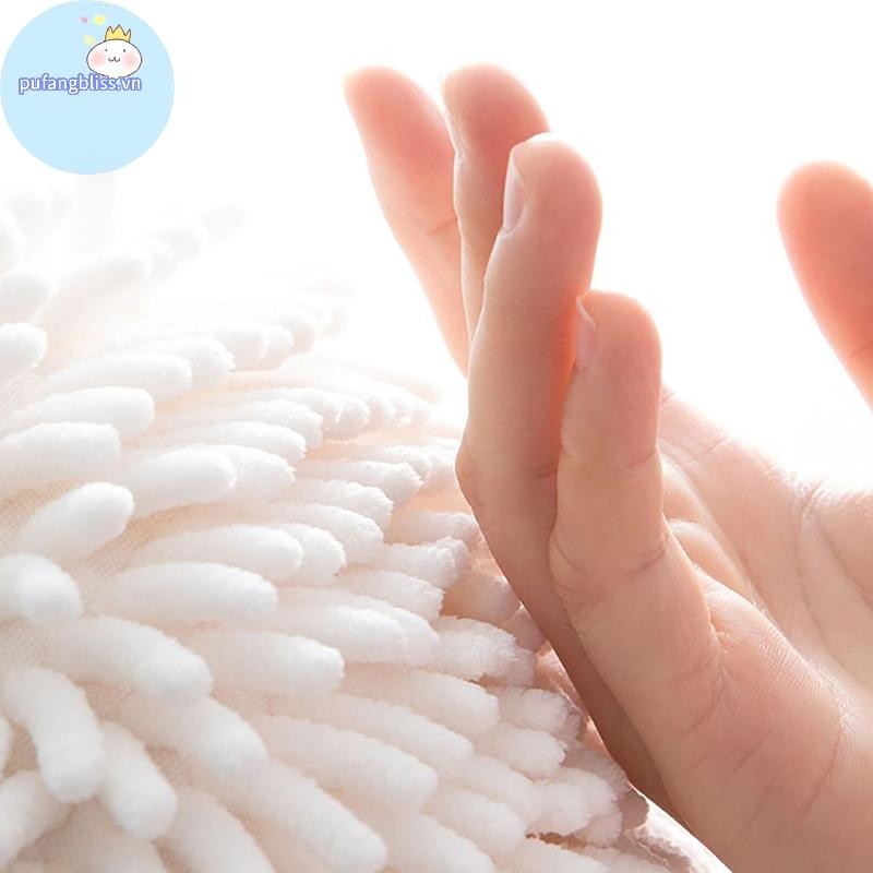 Pufangbliss Nhanh Khô Mềm Thấm Hút Khăn Microfiber Khăn Tay Nhà Bếp Phòng Tắm Khăn Tay Có Vải Vệ Sinh VN