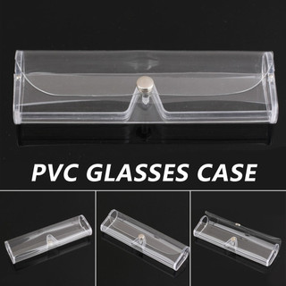 Hộp Đựng Kính Mắt Mềm Hình Chữ Nhật Trong Suốt Nhựa PVC Kính Mát Hộp Nút Đóng Cho Kính Mát Kính Mắt Bút Chì Chìa Khóa