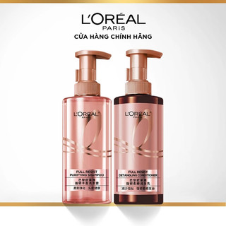 Bộ đôi dầu gội x2 và dầu xả ngăn ngừa gãy rụng tóc giúp tóc chắc khỏe L’oreal Paris Elseve Full Resist Hair 440mlx3