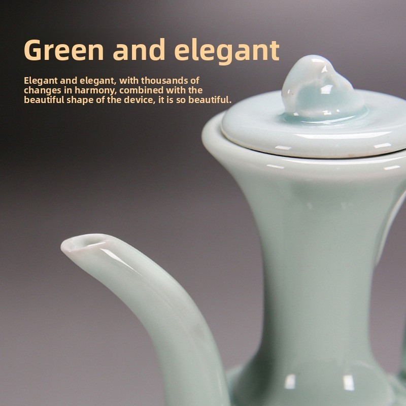 Ấm trà cầm tay Matcha Imitate Song Dynasty Gốm Ấm đun nước Làm ấm trà Matcha