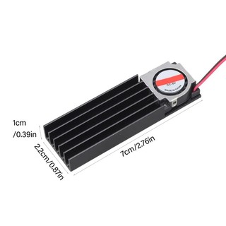 Hệ thống làm mát SSD 5V hiệu quả tốt Bộ làm mát tản nhiệt hai bề mặt cho M 2 2280