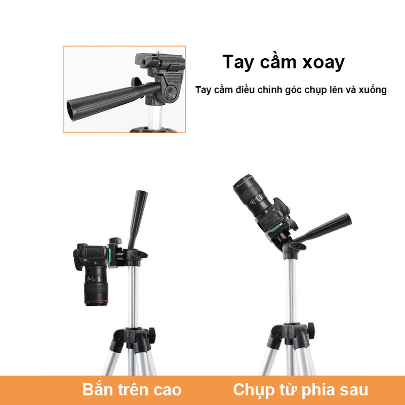 Chân Máy Gập Gọn Đa Năng, Quay Phim - Chụp Ảnh - Live Stream, Nhẹ & Chắc , Dành Cho Du Lịch