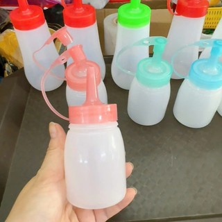 COMBO 10 CHAI SỐT TRÒN 250ML, BÌNH ĐỰNG SỐT, ĐỰNG TƯƠNG, ĐỰNG SỮA ĐẶC