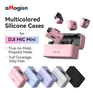 Dành Cho DJI Mic Mini Silicon Vỏ Bảo Vệ Micro Ngăn Sạc Chống Rơi Và Chống Trầy Xước Vỏ Bảo Vệ Phụ Kiện