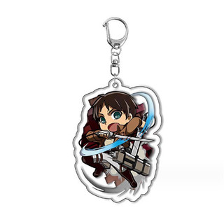 Móc Khóa acrylic Hình attack on titan Wing of freedom