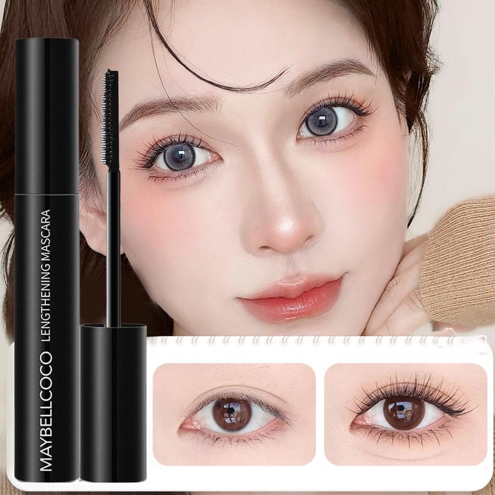 Mascara mi dày đặc chống thấm nước Uốn khô nhanh Dung tích trang điểm lớn S9c7