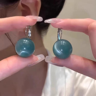 Tai nghe khóa phong cách Hàn Quốc, sang trọng với bóng xanh đơn giản