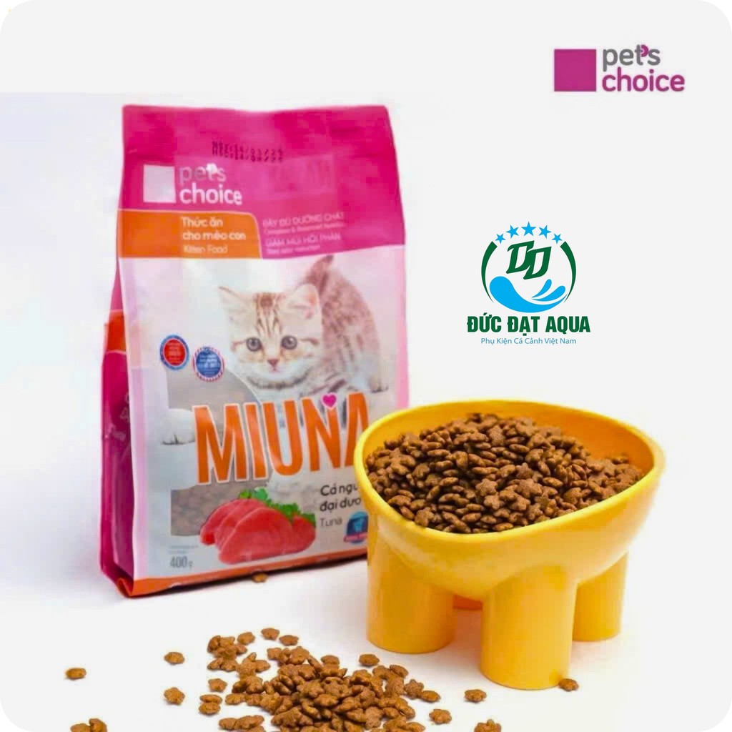 Hạt cho Mèo lớn MIUNA 350g combo 5gói và 10gói cung cấp dinh dưỡng, hỗ trợ tiêu hóa PETS CHOICE 6