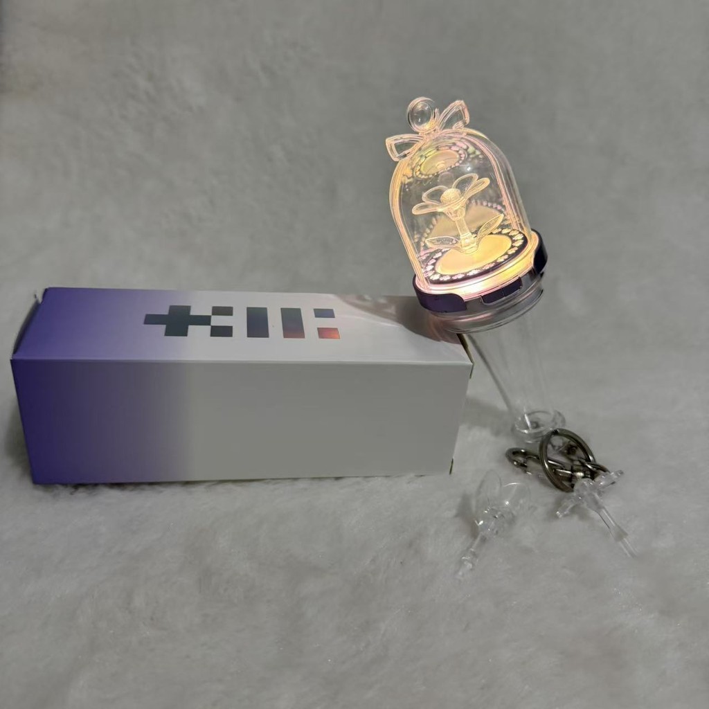 Móc khóa cầm tay Mini Kpop ILLIT YUNAH MOKA IROHA Glow Stick Móc chìa khóa