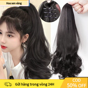 【24H】 Tóc Giả Đuôi Ngựa Dài Xoăn Thời Trang Nữ – Ngoặm Gọn, Siêu Tự Nhiên, Dễ Gắn