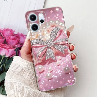 Dành Cho OPPO Reno14 F CPH2743 2025 Mới Thanh Lịch Họa Tiết Mèo Họa Tiết Hoa Reno 14F 5G Ốp Điện Thoại TPU Silicon Mềm