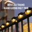 Đèn led năng lượng mặt trời sân vườn gắn bậc cầu thang lan can hàng rào ban công bể cá đèn led trang trí ngoài trời