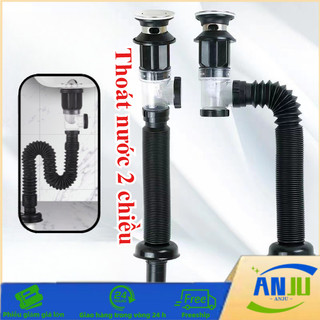 Ống thoát nước bồn rửa mặt, Chống Rò Rỉ, Chống mùi và chống côn trùng, Đầu Cao Su Dễ Lắp